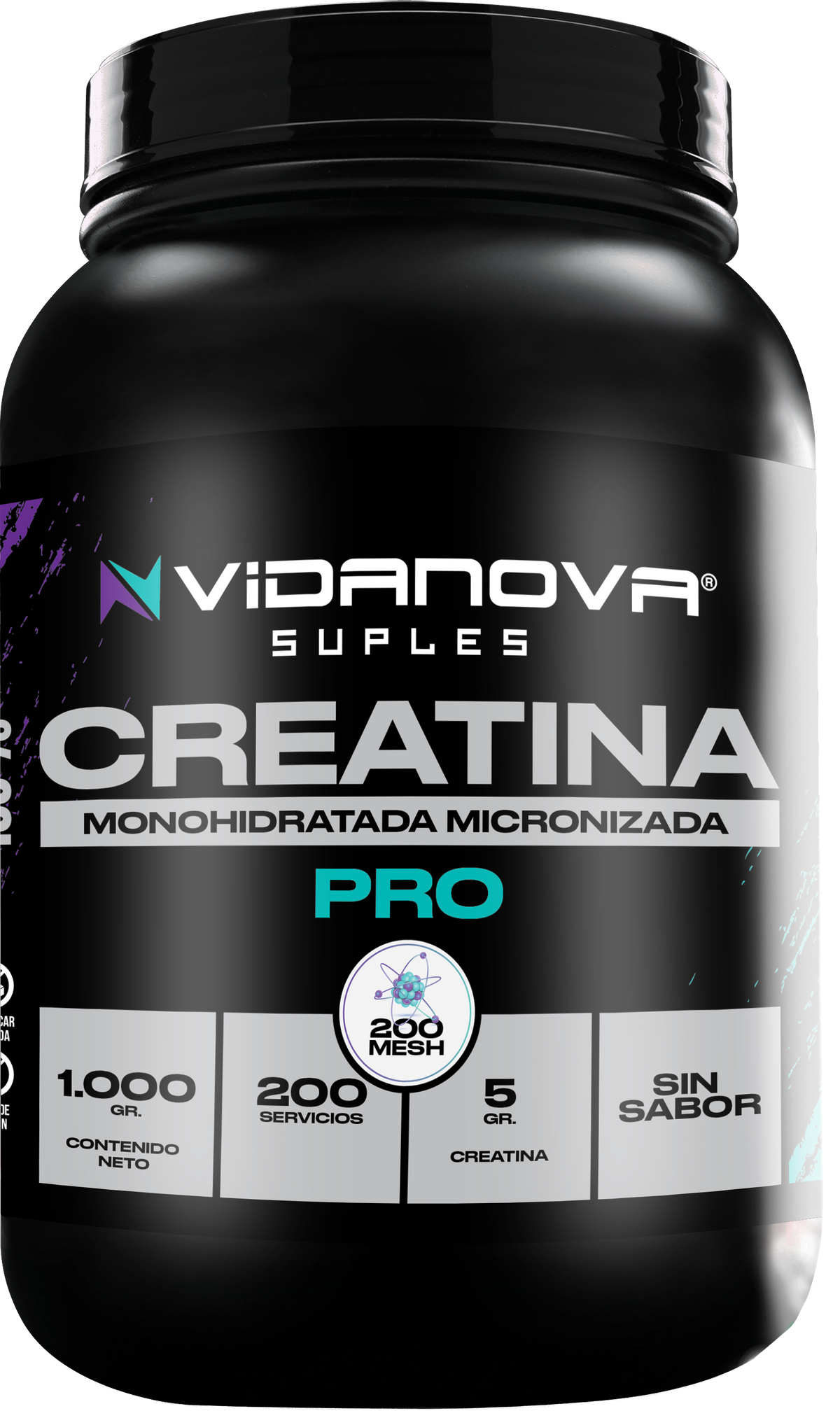 Creatina Monohidratada 200 MESH - 1 kg