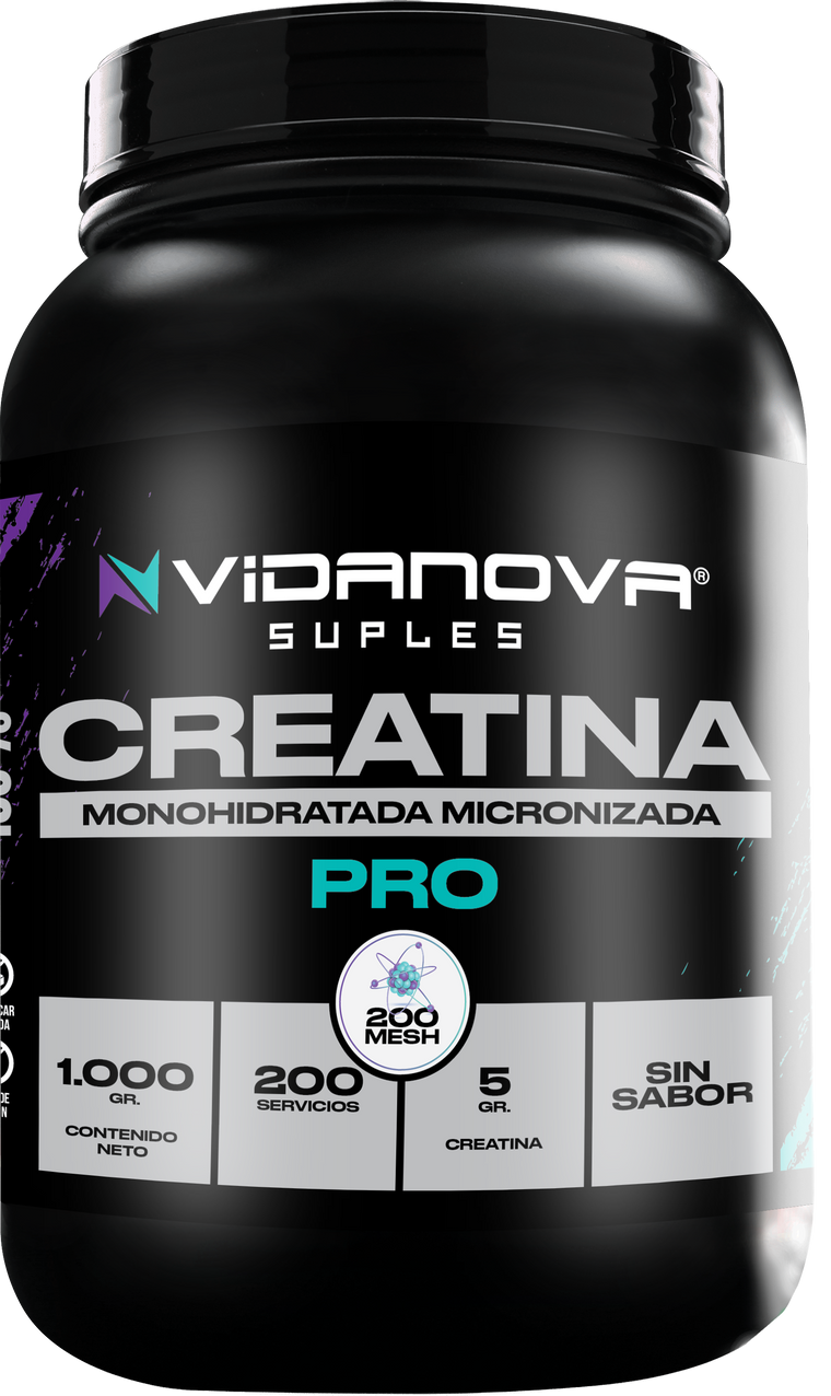 Creatina Monohidratada 200 Mesh 1kg – creatina micronizada Pro, 200 servicios, sin sabor | Supleméntate QL