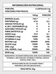 Biotina + Colágeno - 60 cápsulas