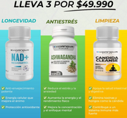 TRIPACK NAD/ASHWAGANDHA/CANDIDA