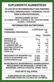 PACK X3 Ashwagandha + Magnesio 1000mg