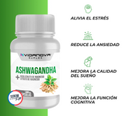 PACK X3 Ashwagandha + Magnesio 1000mg