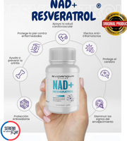 PACK X3 NAD+ RESVERATROL 1000MG 60 CAPS