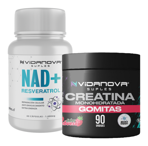 PACK CREATINA GOMITAS + NAD CÁPSULAS