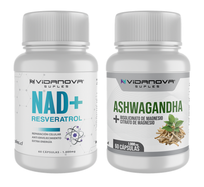 Duo pack NAD + Ashwagandha