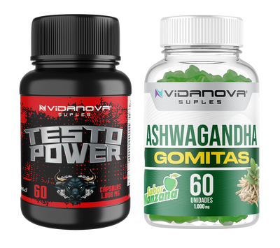 Pack Testo Power + Gomitas de Ashwagandha