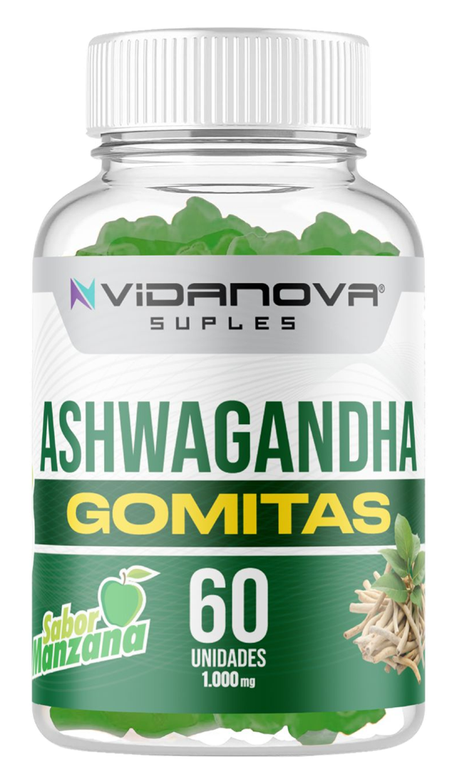 60 GOMITAS ASHWAGANDHA 1000mg