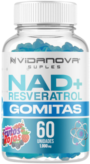 60 GOMITAS NAD+RESVERATROL 1000mg