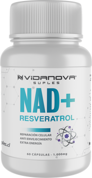 NAD+ RESVERATROL 1000MG 60 CAPS