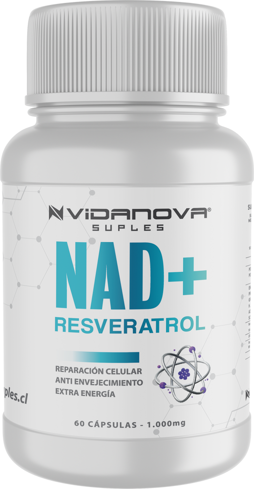 NAD+ RESVERATROL 1000MG 60 CAPS