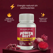 Power Beet Betarraga - 60 cápsulas