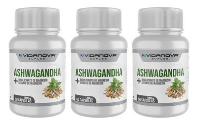 Pack 3 x Ashwagandha + Magnesio