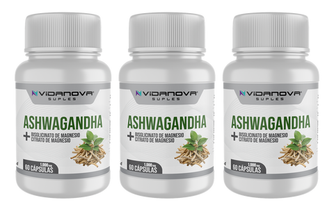 Pack 3 x Ashwagandha + Magnesio