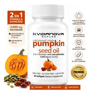 Aceite de Semilla de Calabaza - 60 cápsulas