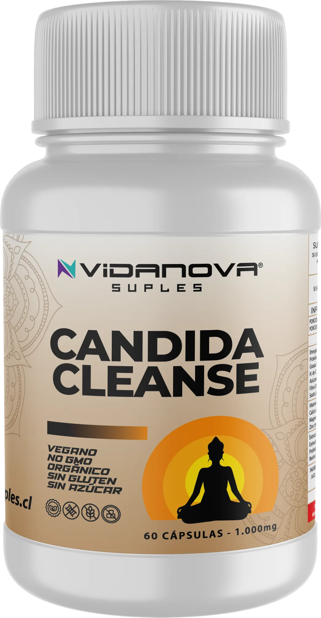Candida Cleanse - 60 cápsulas