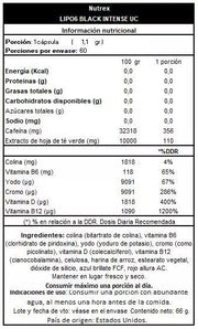 LIPO 6 Black Intense - 60 Cápsulas
