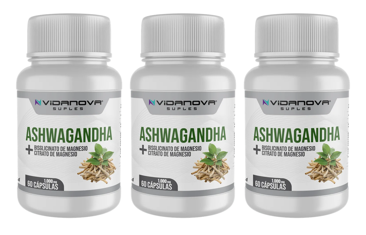 Pack 3 x Ashwagandha + Magnesio