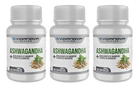 Pack 3 x Ashwagandha + Magnesio