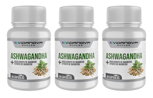Pack 3 x Ashwagandha + Magnesio