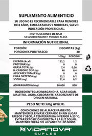Gomitas de Ashwagandha - 60 unidades