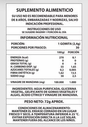 Gomitas de Vinagre de Manzana - 30 unidades